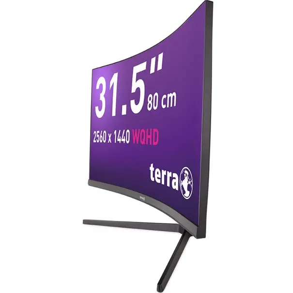TERRA LCD/LED 3285W HA black CURVED